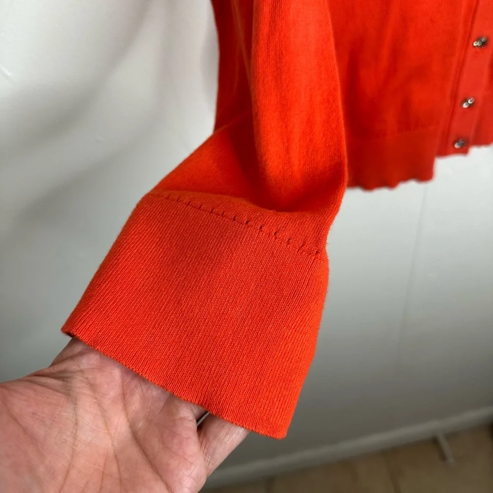 Kate Spade Jeweled Neckline Cardigan Size Large - Picture 4 of 5